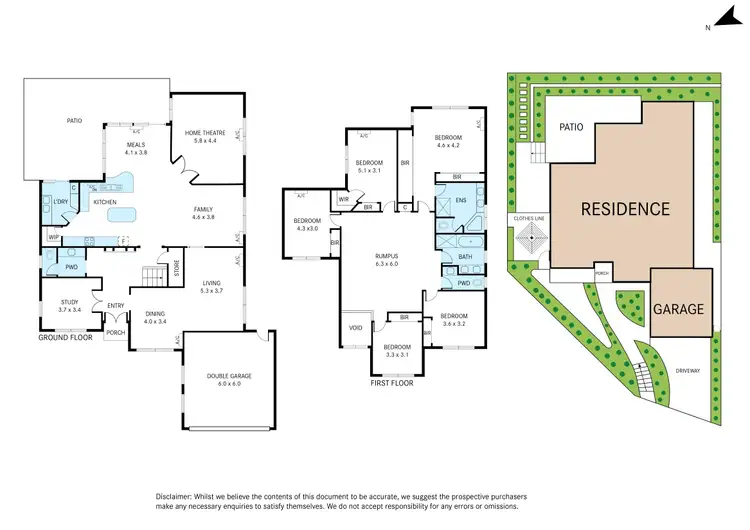 Floorplan of Homely house listing, 34 Perri-Raso Rise, Rowville VIC 3178