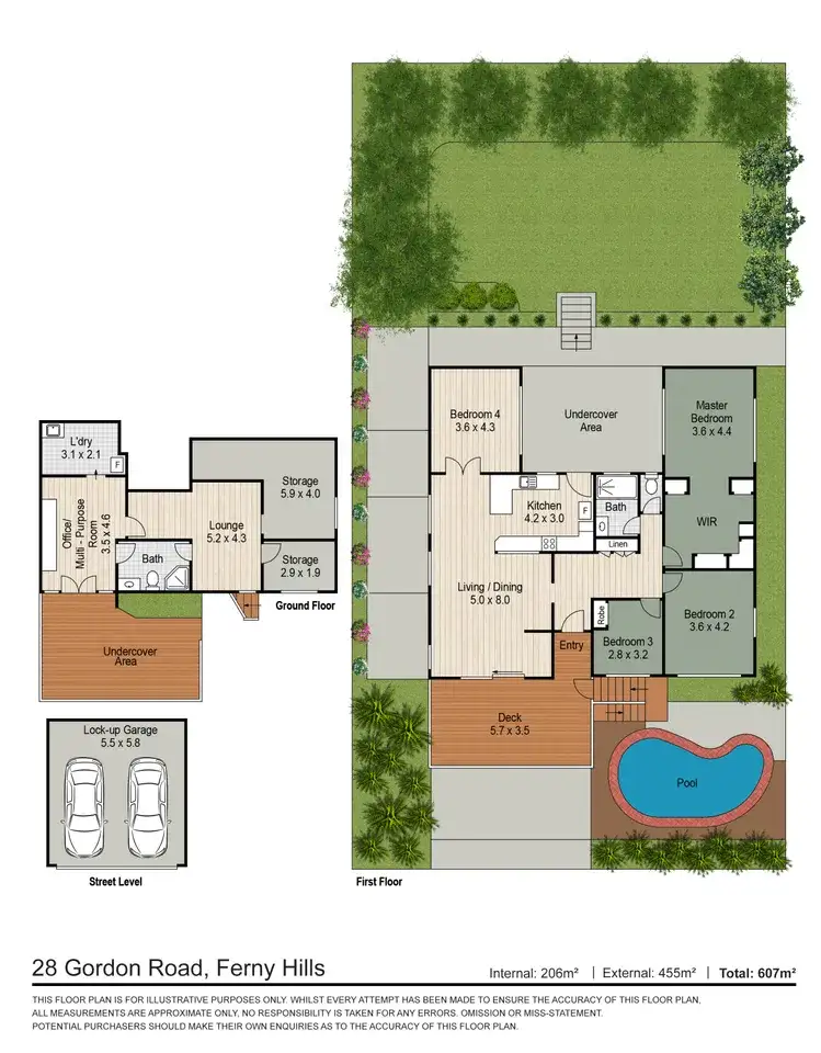 Floorplan of Homely house listing, 28 Gordon Road, Ferny Hills QLD 4055