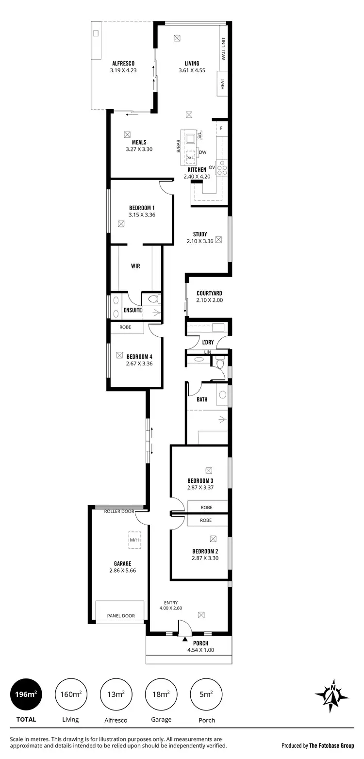 Floorplan of Homely house listing, 18A Ormond Avenue, Clearview SA 5085