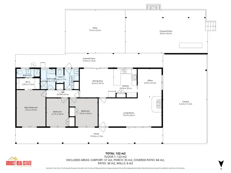 Floorplan of Homely house listing, 39 Irvines Road, Orbost VIC 3888