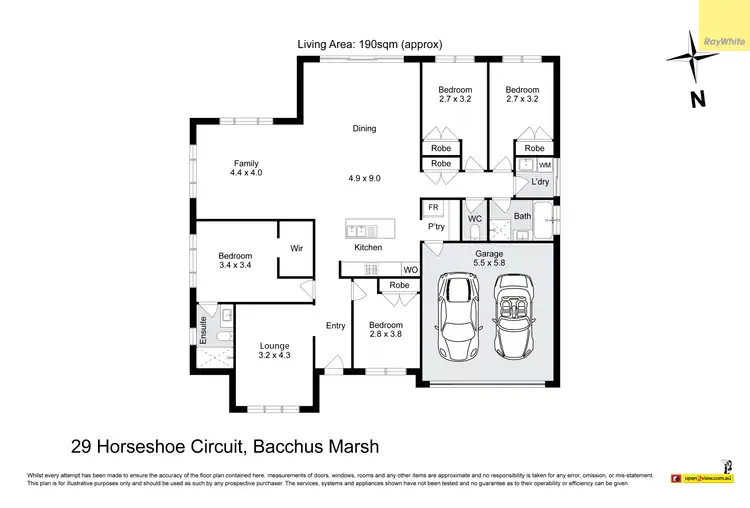 Floorplan of Homely house listing, 29 Horseshoe Circuit, Bacchus Marsh VIC 3340