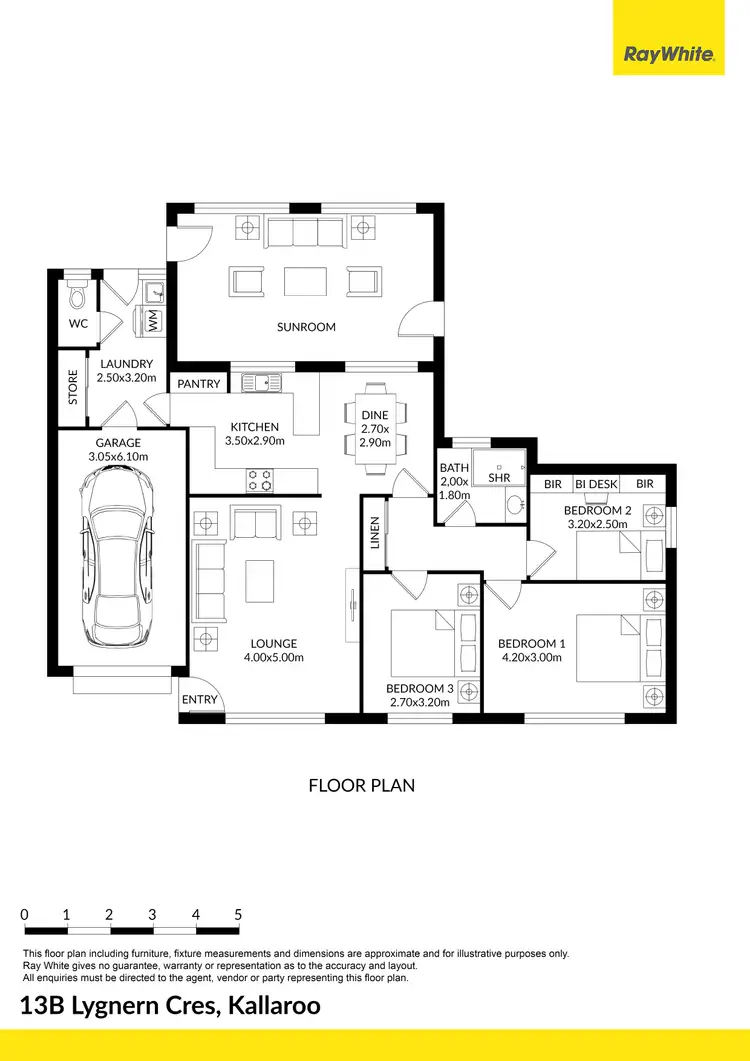 Floorplan of Homely house listing, 13B Lygnern Crescent, Kallaroo WA 6025