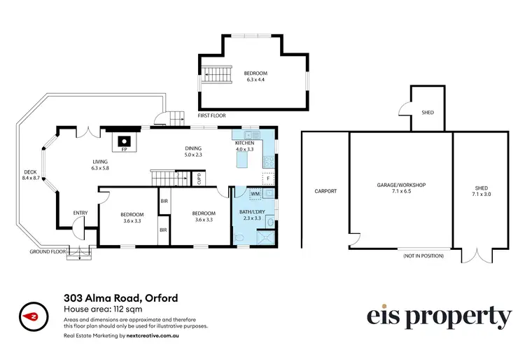 Floorplan of Homely rural property listing, 303 Alma Road, Orford TAS 7190