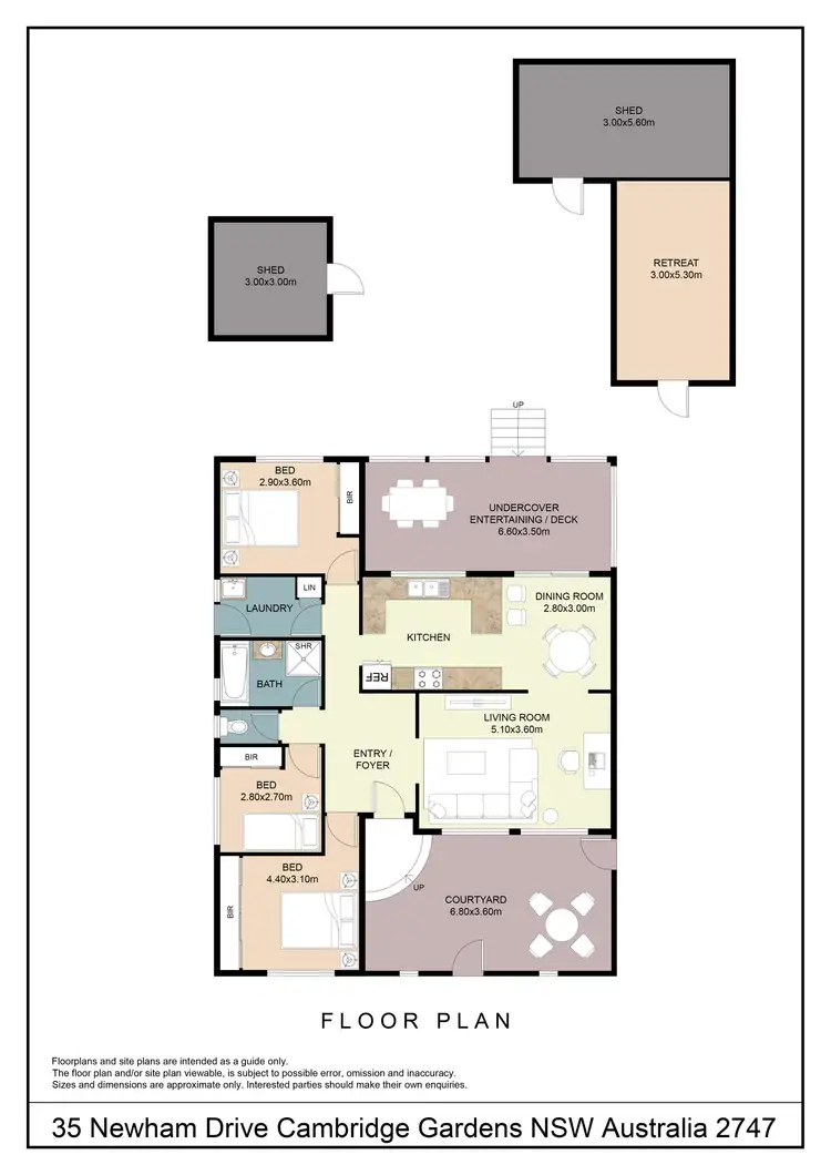 Floorplan of Homely house listing, 35 Newham Drive, Cambridge Gardens NSW 2747