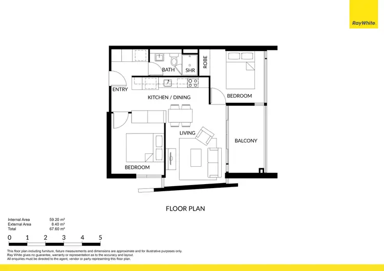 Floorplan of Homely apartment listing, 3710/220 Spencer Street, Melbourne VIC 3000