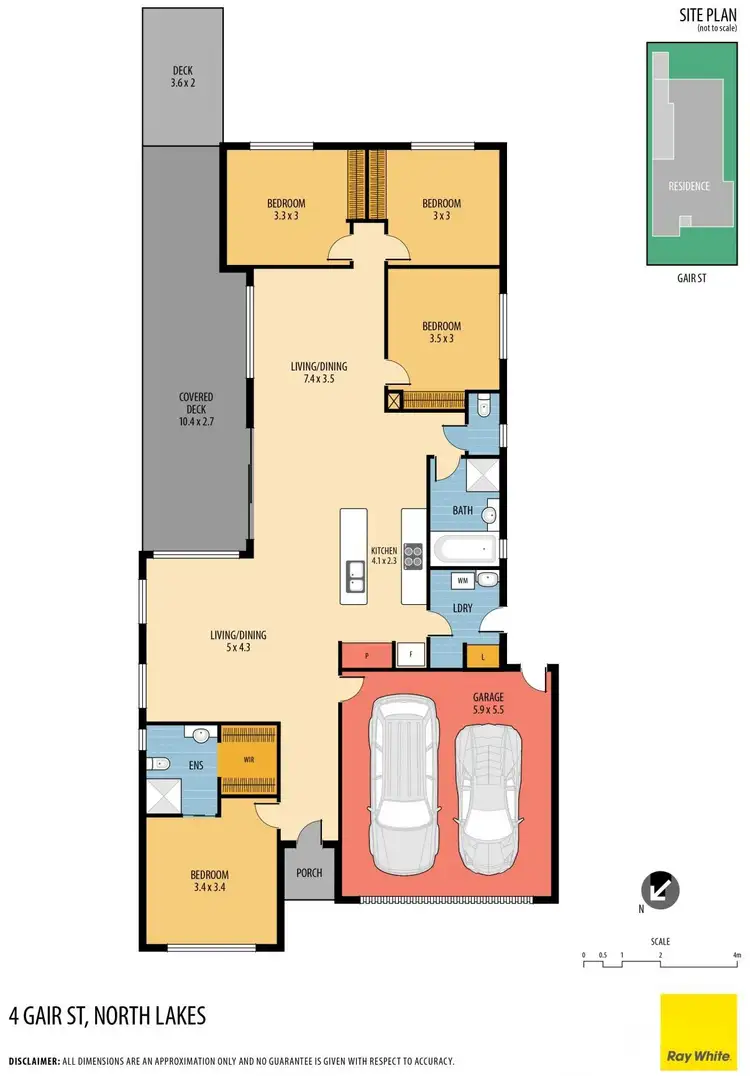 Floorplan of Homely house listing, 4 Gair Street, North Lakes QLD 4509