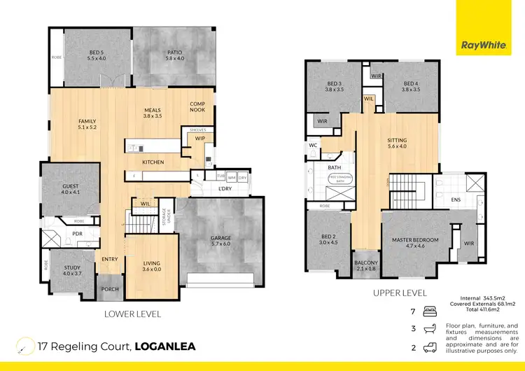 Floorplan of Homely house listing, 17 Regeling Court, Loganlea QLD 4131