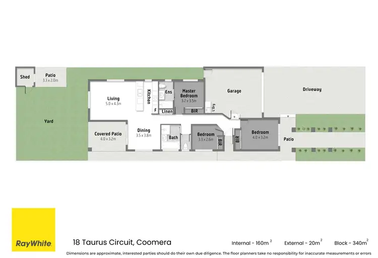 Floorplan of Homely house listing, 18 Taurus Circuit, Coomera QLD 4209