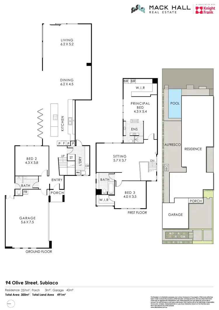 Floorplan of Homely house listing, 94 Olive Street, Subiaco WA 6008