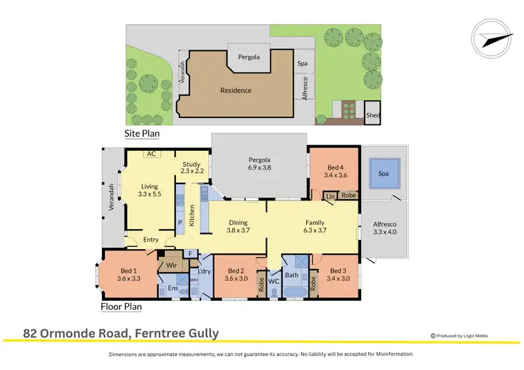 Floorplan of Homely house listing, 82 Ormonde Road, Ferntree Gully VIC 3156