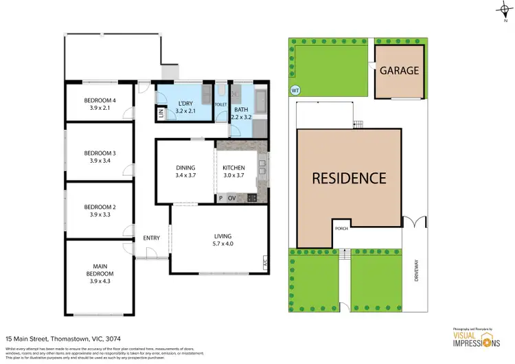 Floorplan of Homely house listing, 15 Main Street, Thomastown VIC 3074
