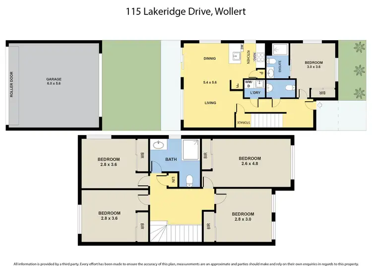 Floorplan of Homely townhouse listing, 115 Lakeridge Drive, Wollert VIC 3750