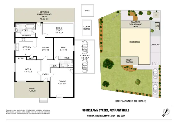 Floorplan of Homely house listing, 58 Bellamy Street, Pennant Hills NSW 2120