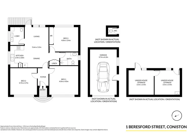 Floorplan of Homely house listing, 1 Beresford Street, Coniston NSW 2500