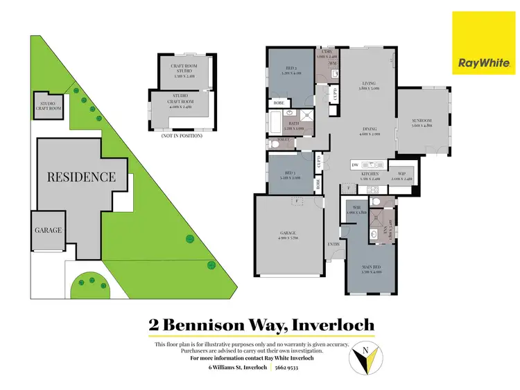 Floorplan of Homely house listing, 2 Bennison Way, Inverloch VIC 3996