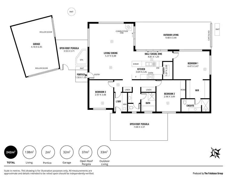 Floorplan of Homely house listing, 50A Riverside Drive, Fulham SA 5024