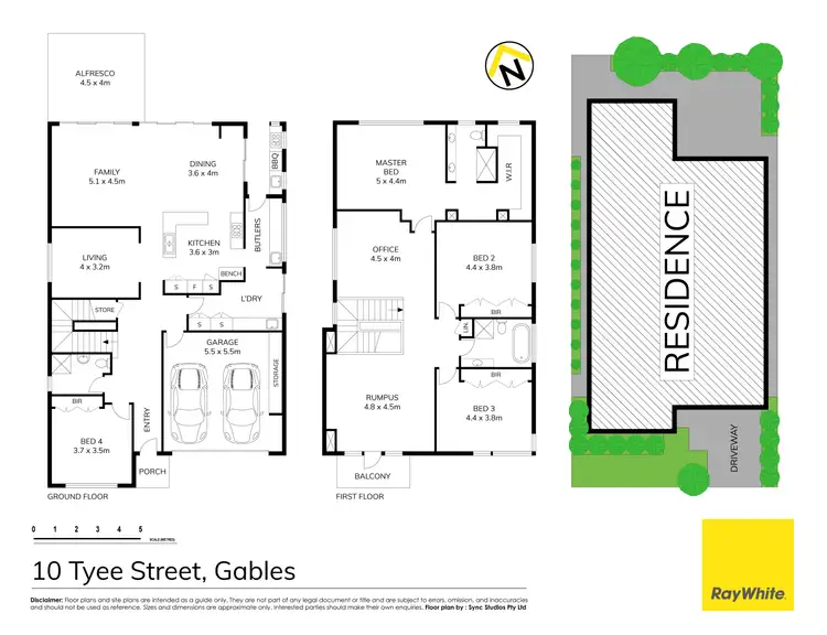 Floorplan of Homely house listing, 10 Tyee Street  (The Gables), Box Hill NSW 2765
