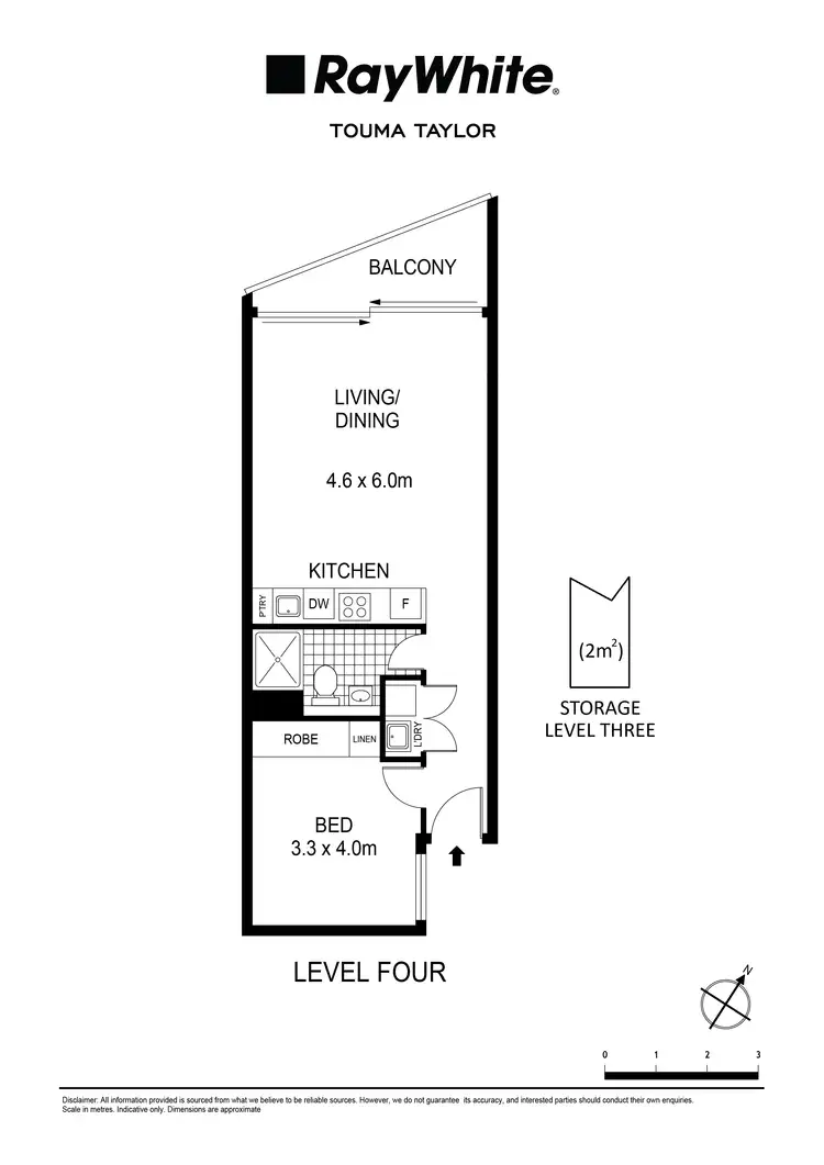 Floorplan of Homely apartment listing, 45/20 McLachlan Avenue, Darlinghurst NSW 2010