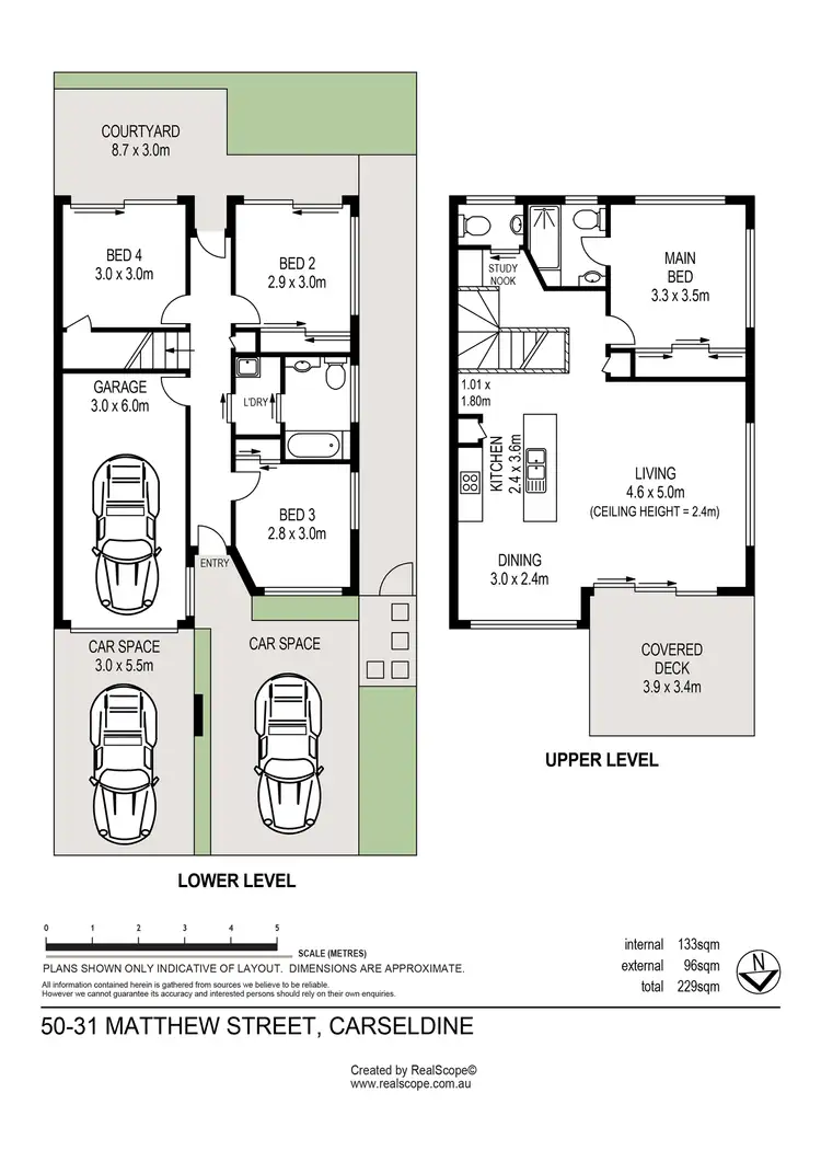 Floorplan of Homely townhouse listing, 50/31 Matthew Street, Carseldine QLD 4034