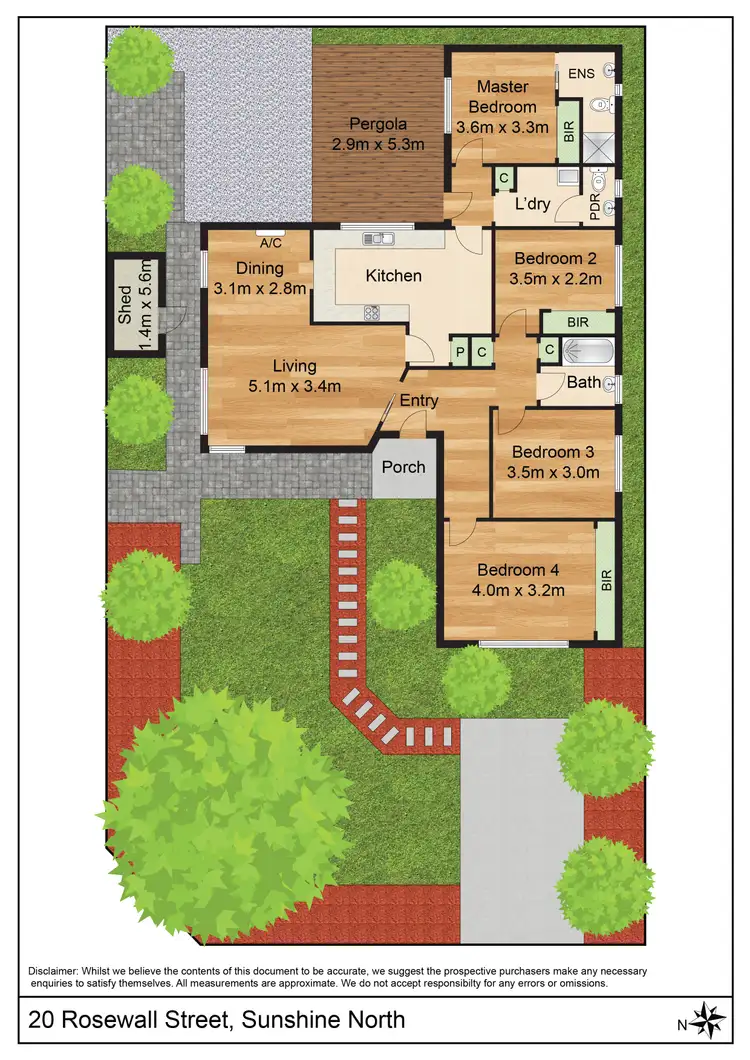 Floorplan of Homely house listing, 20 Rosewall Street, Sunshine North VIC 3020