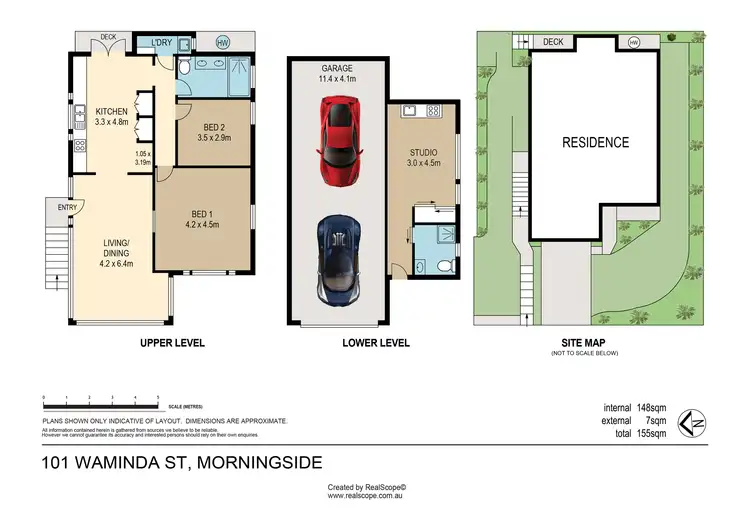 Floorplan of Homely house listing, 101 Waminda Street, Morningside QLD 4170