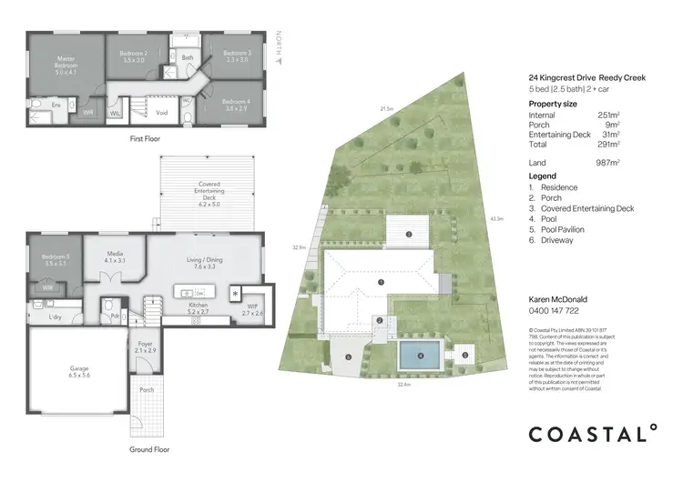Floorplan of Homely house listing, 24 Kingcrest Drive, Reedy Creek QLD 4227