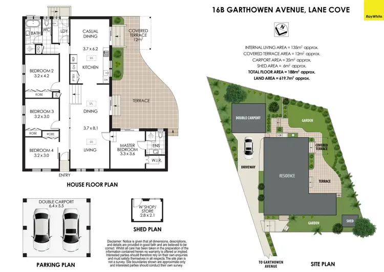 Floorplan of Homely house listing, 16B Garthowen Avenue, Lane Cove NSW 2066