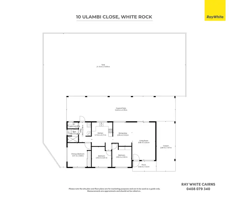 Floorplan of Homely house listing, 10 Ulambi Close, White Rock QLD 4868