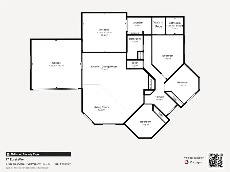 Floorplan of Homely house listing, 77 Egret Way, Thurgoona NSW 2640