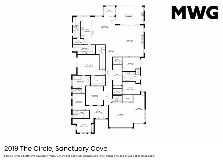 Floorplan of Homely house listing, 2019 The Circle, Sanctuary Cove QLD 4212
