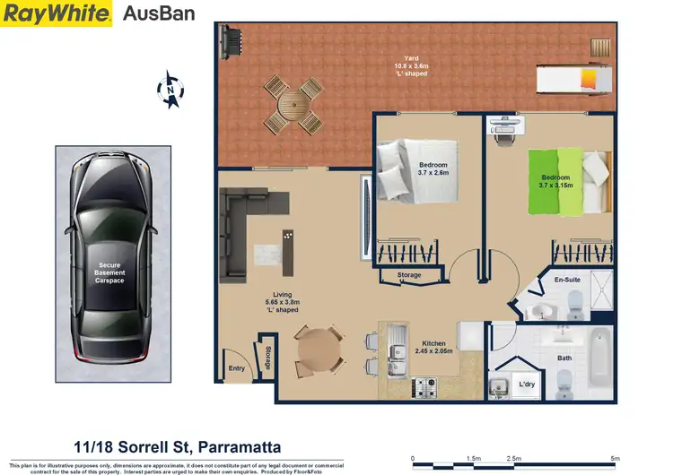 Floorplan of Homely apartment listing, 11/18 Sorrell Street, Parramatta NSW 2150