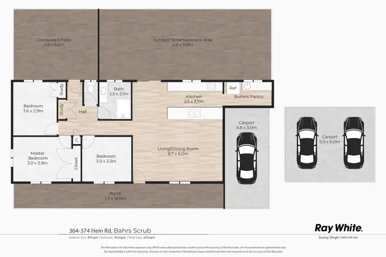 Floorplan of Homely house listing, 364-374 Hein Road, Bahrs Scrub QLD 4207
