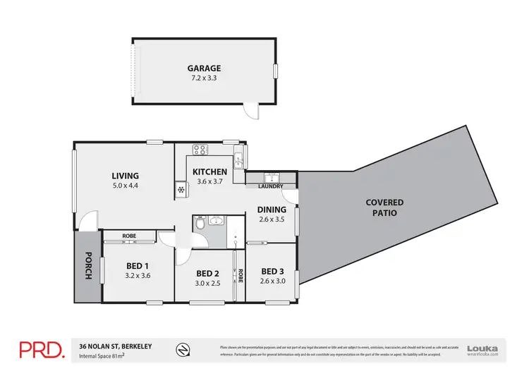 Floorplan of Homely house listing, 36 Nolan Street, Berkeley NSW 2506