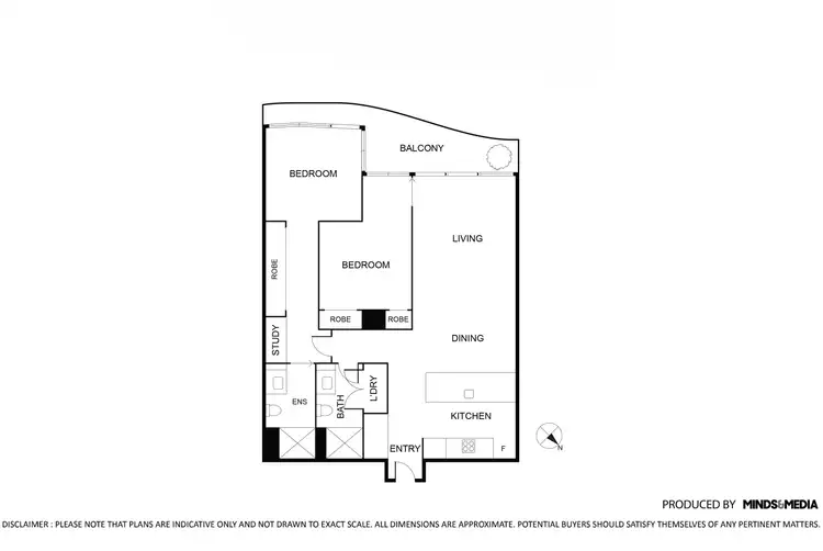 Floorplan of Homely apartment listing, 205P/14-16 The Esplanade, St Kilda VIC 3182