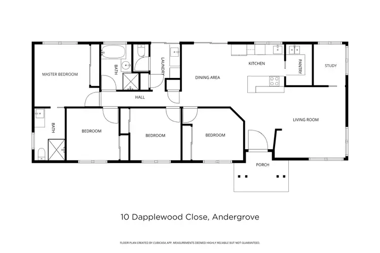 Floorplan of Homely house listing, 10 Dapplewood Close, Andergrove QLD 4740