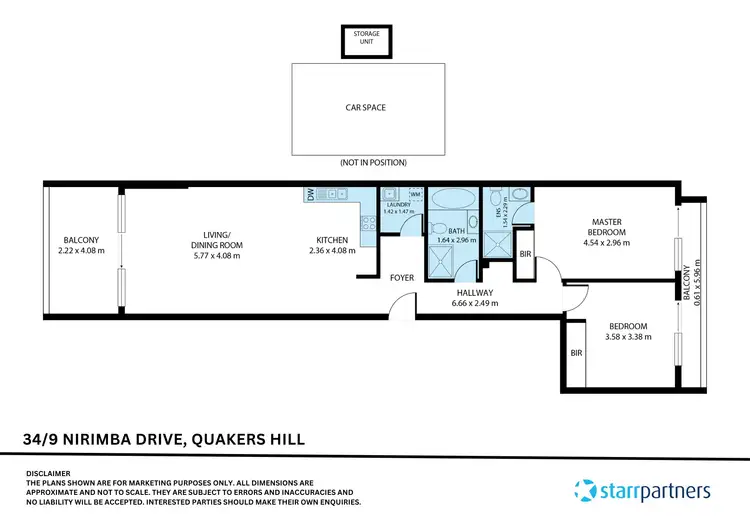 Floorplan of Homely apartment listing, 34/9 Nirimba Drive, Quakers Hill NSW 2763
