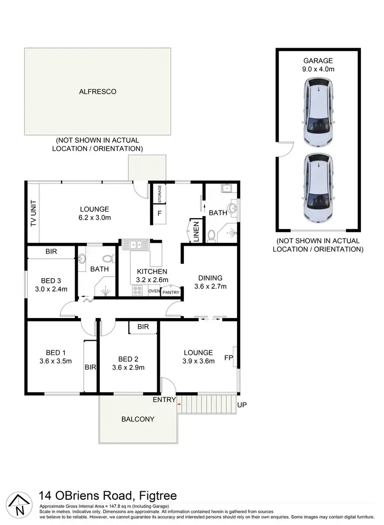 Floorplan of Homely house listing, 14 O'Briens Road, Figtree NSW 2525