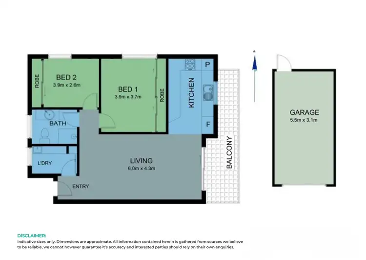 Floorplan of Homely apartment listing, 8/61-63 Elouera Road, Cronulla NSW 2230