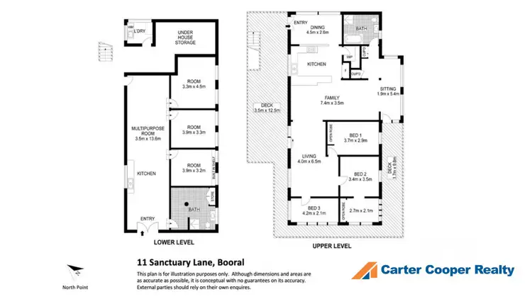 Floorplan of Homely house listing, 11 Sanctuary Lane, Booral QLD 4655