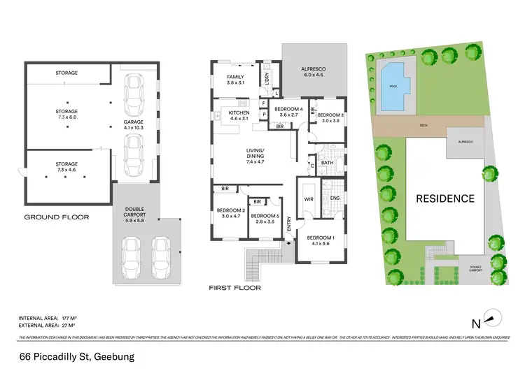 Floorplan of Homely house listing, 66 Piccadilly Street, Geebung QLD 4034