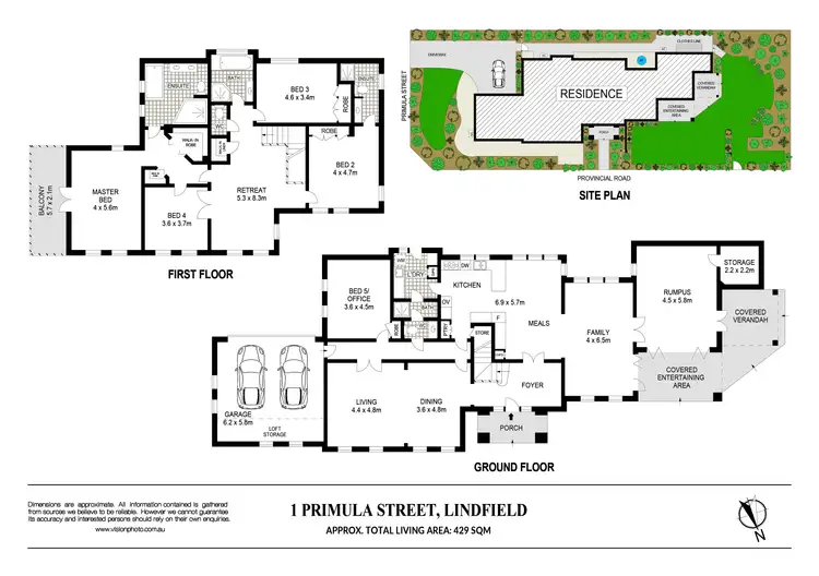 Floorplan of Homely house listing, 1 Primula Street, Lindfield NSW 2070