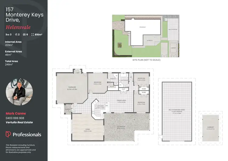 Floorplan of Homely house listing, 157 Monterey Keys Drive, Helensvale QLD 4212