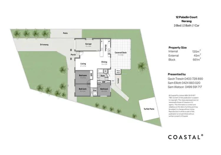 Floorplan of Homely house listing, 12 Paladin Court, Nerang QLD 4211