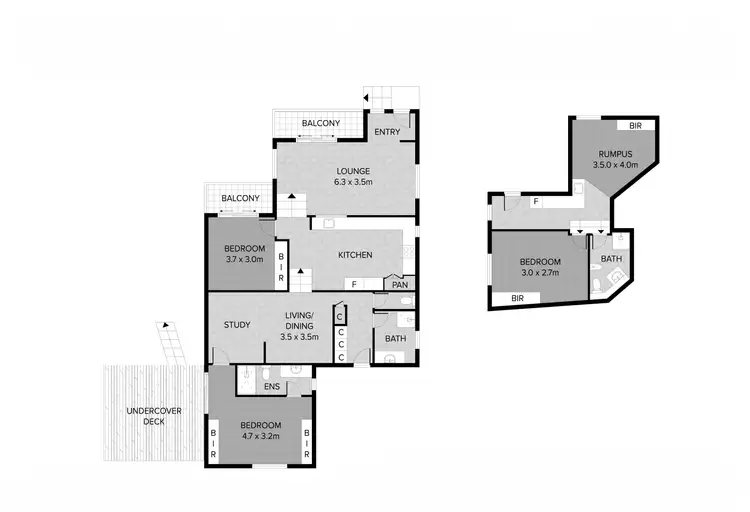Floorplan of Homely house listing, 36 Broadwater Esplanade, Bilambil Heights NSW 2486