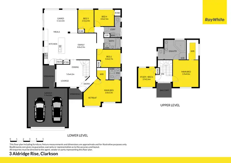 Floorplan of Homely house listing, 3 Aldridge Rise, Clarkson WA 6030