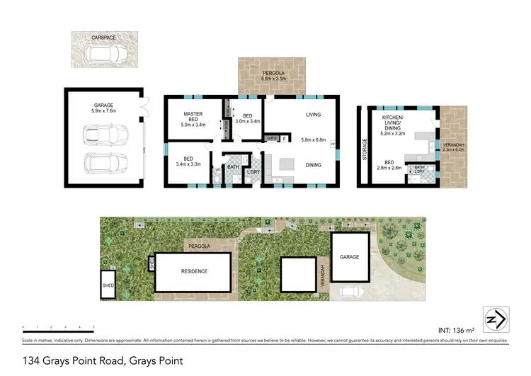 Floorplan of Homely house listing, 134 Grays Point Road, Grays Point NSW 2232