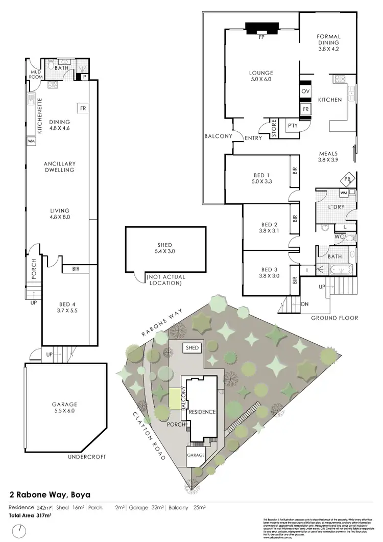 Floorplan of Homely house listing, 2 Rabone Way, Boya WA 6056