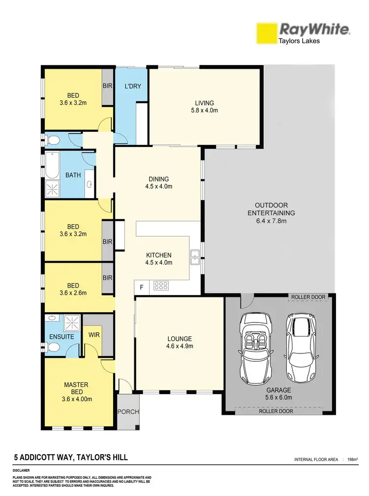 Floorplan of Homely house listing, 5 Addicott Way, Taylors Hill VIC 3037