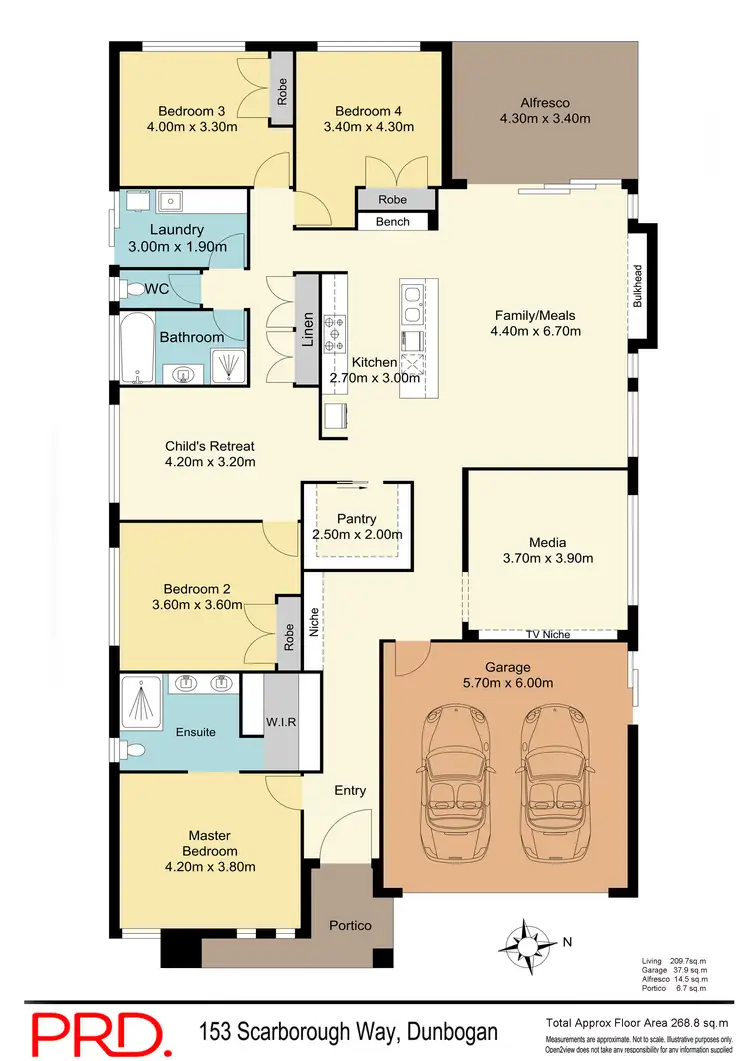 Floorplan of Homely house listing, 153 Scarborough Way, Dunbogan NSW 2443