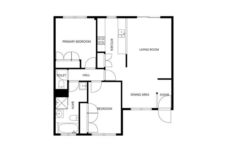 Floorplan of Homely apartment listing, 45/181 Mcbryde Crescent, Wanniassa ACT 2903